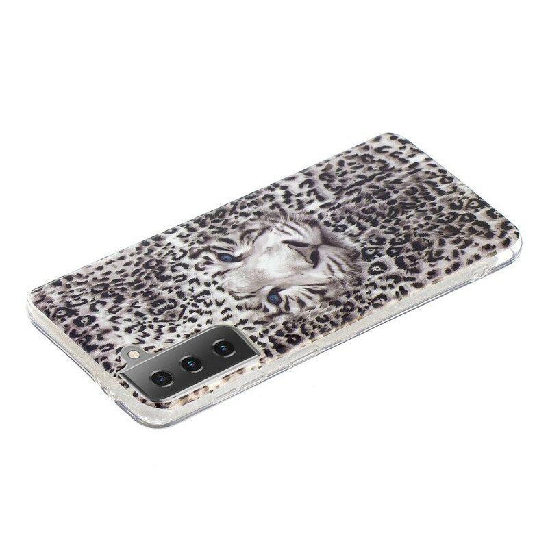 Kuori Samsung Galaxy S21 5G Fluoresoiva Leopard