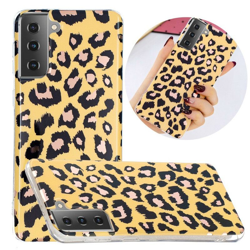 Kuori Samsung Galaxy S21 5G Leopard Style Marble