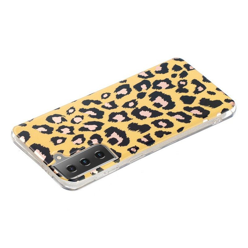 Kuori Samsung Galaxy S21 5G Leopard Style Marble