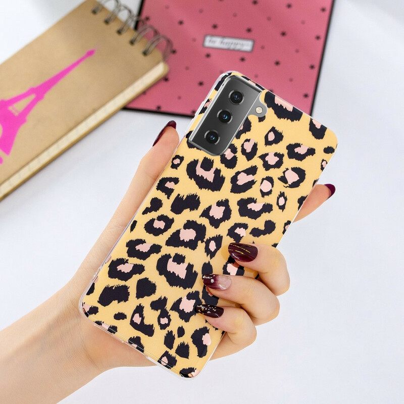 Kuori Samsung Galaxy S21 5G Leopard Style Marble