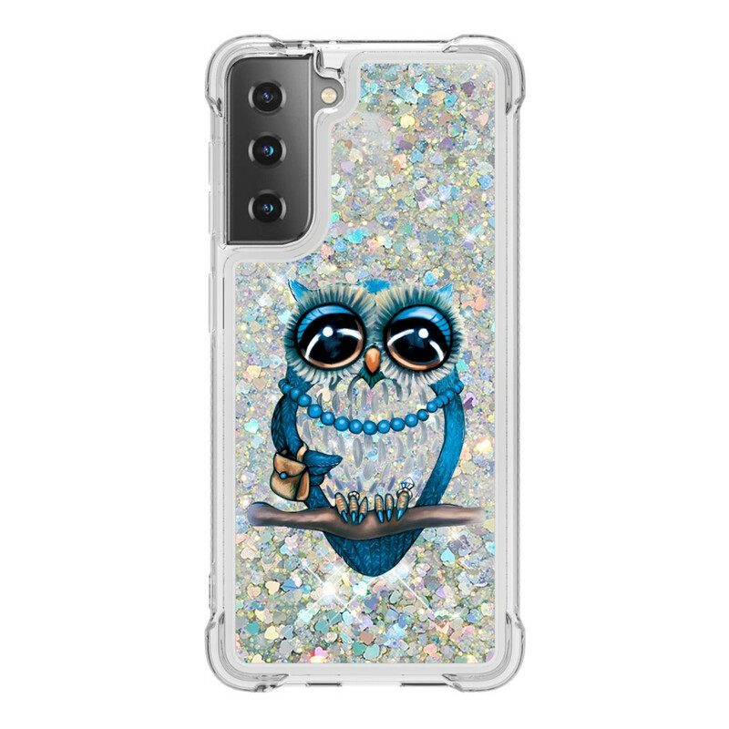 Kuori Samsung Galaxy S21 5G Miss Owl Glitter