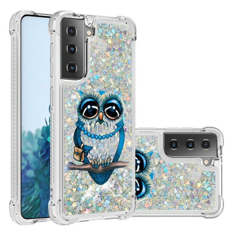 Kuori Samsung Galaxy S21 5G Miss Owl Glitter