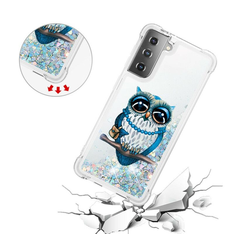 Kuori Samsung Galaxy S21 5G Miss Owl Glitter