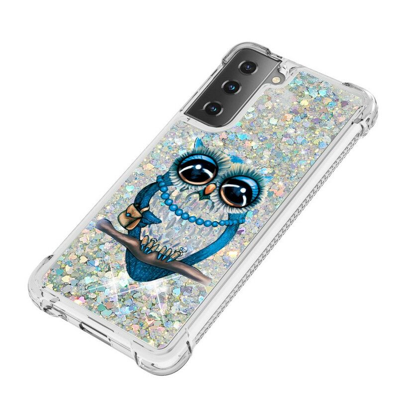 Kuori Samsung Galaxy S21 5G Miss Owl Glitter