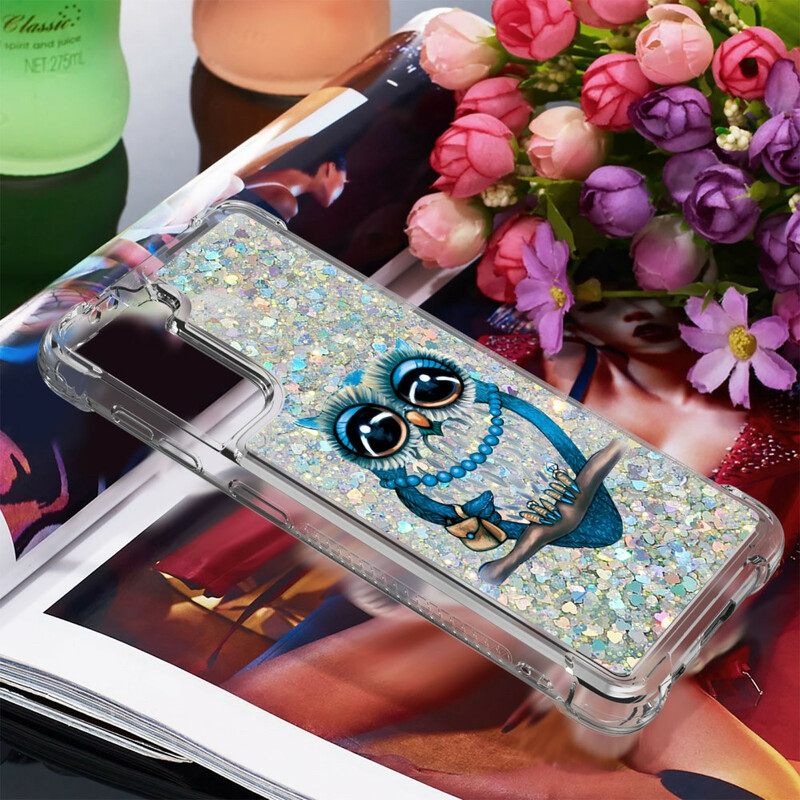 Kuori Samsung Galaxy S21 5G Miss Owl Glitter