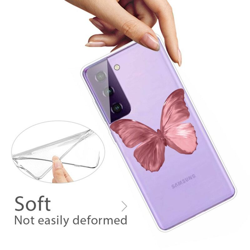 Kuori Samsung Galaxy S21 5G Wild Butterflies