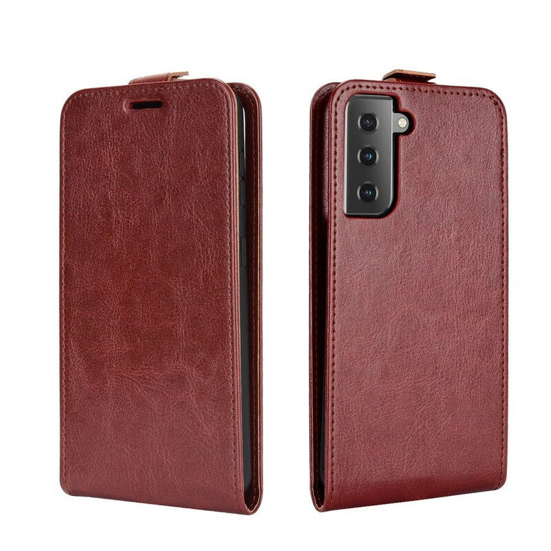 Nahkakotelo Samsung Galaxy S21 5G Kotelot Flip Vertical Flap Leather Effect