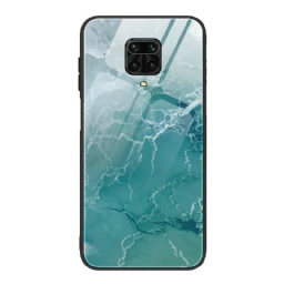 Case Xiaomi Redmi Note 9S / Note 9 Pro Tempered Glass Marble Colors