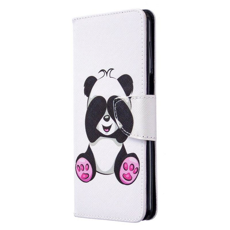 Flip Case Xiaomi Redmi Note 9S / Note 9 Pro Panda Hauskaa