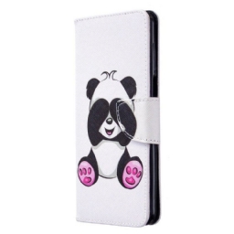 Flip Case Xiaomi Redmi Note 9S / Note 9 Pro Panda Hauskaa