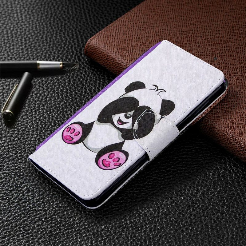 Flip Case Xiaomi Redmi Note 9S / Note 9 Pro Panda Hauskaa