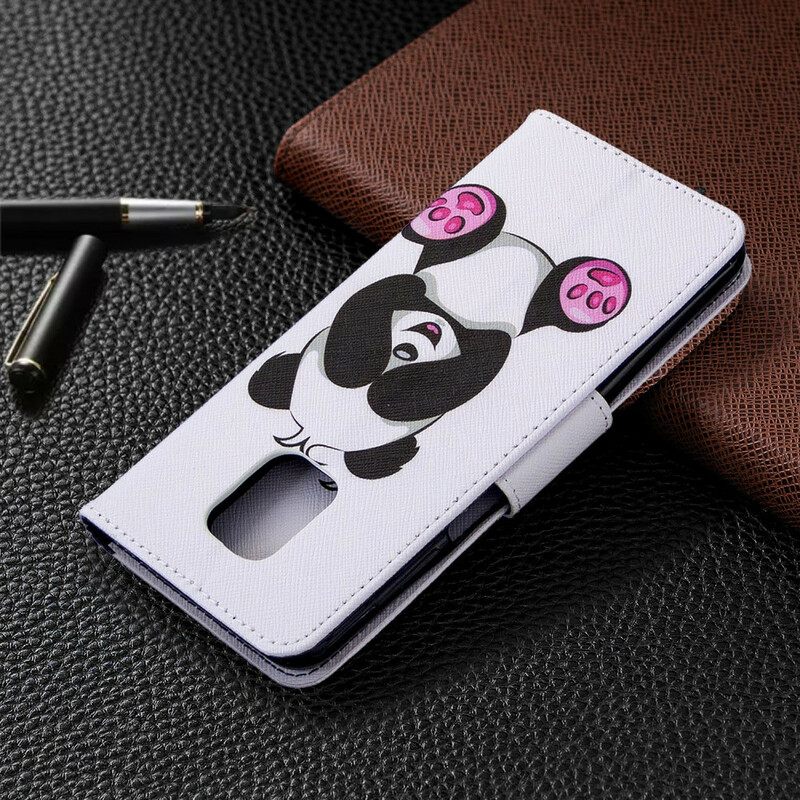 Flip Case Xiaomi Redmi Note 9S / Note 9 Pro Panda Hauskaa