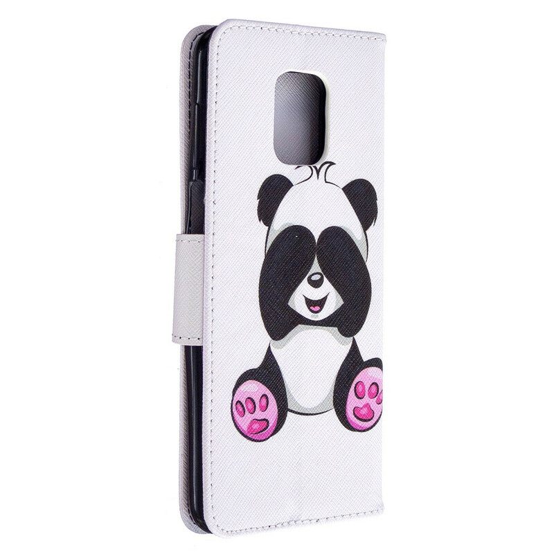 Flip Case Xiaomi Redmi Note 9S / Note 9 Pro Panda Hauskaa