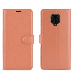 Kotelot Xiaomi Redmi Note 9S / Note 9 Pro Classic Faux Leather