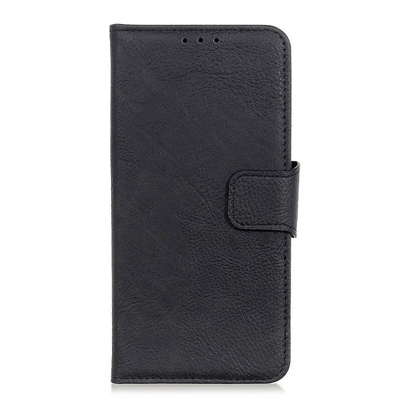 Kotelot Xiaomi Redmi Note 9S / Note 9 Pro Litchi Ultra Faux Leather