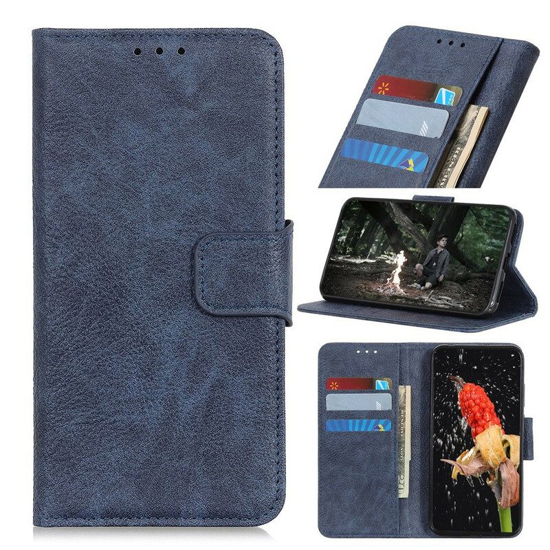 Kotelot Xiaomi Redmi Note 9S / Note 9 Pro Litchi Ultra Faux Leather