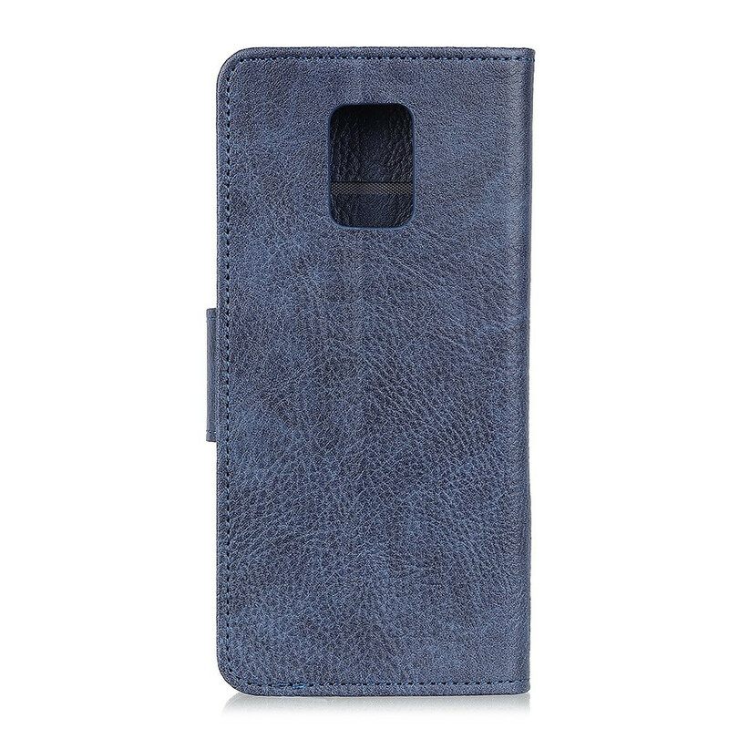 Kotelot Xiaomi Redmi Note 9S / Note 9 Pro Litchi Ultra Faux Leather