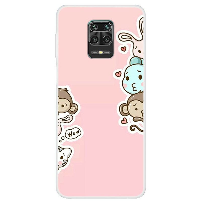 Kuori Xiaomi Redmi Note 9S / Note 9 Pro Animals Vau