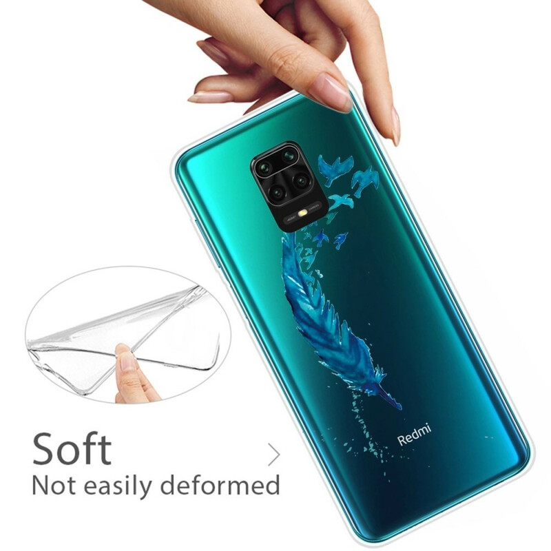 Kuori Xiaomi Redmi Note 9S / Note 9 Pro Kaunis Sininen Sulka