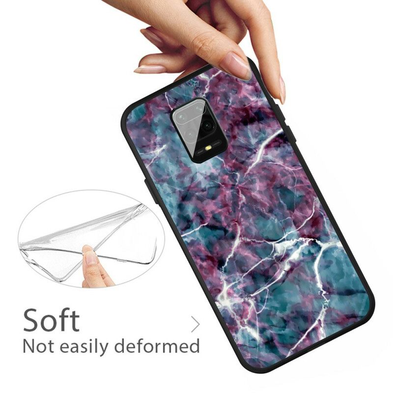 Kuori Xiaomi Redmi Note 9S / Note 9 Pro Purple Marble