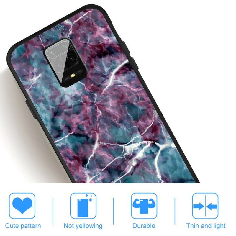 Kuori Xiaomi Redmi Note 9S / Note 9 Pro Purple Marble