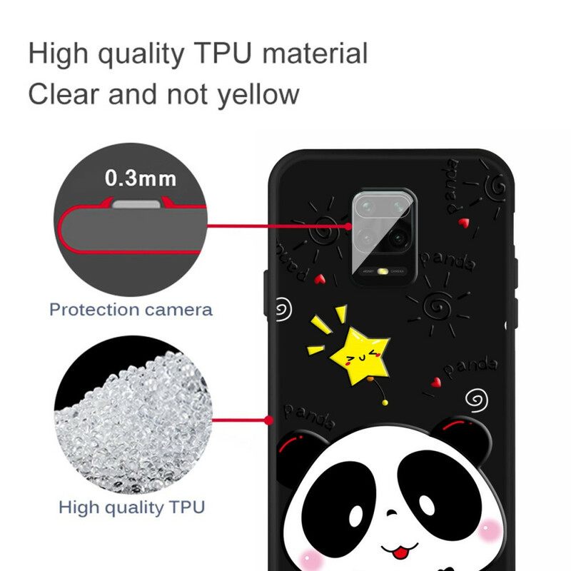 Kuori Xiaomi Redmi Note 9S / Note 9 Pro Star Panda