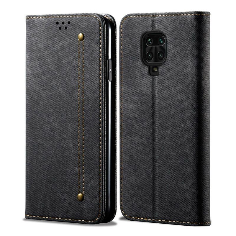 Puhelinkuoret Xiaomi Redmi Note 9S / Note 9 Pro Kotelot Flip Denim Kangas