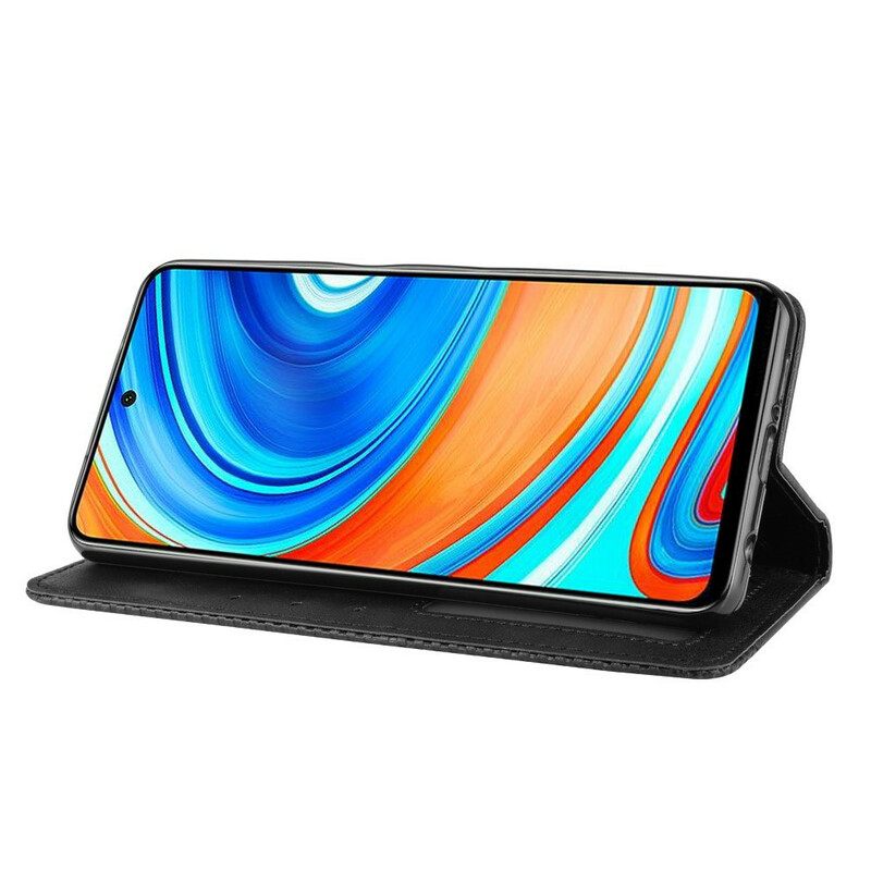 Puhelinkuoret Xiaomi Redmi Note 9S / Note 9 Pro Kotelot Flip Tyylitelty Vintage-nahkaefekti