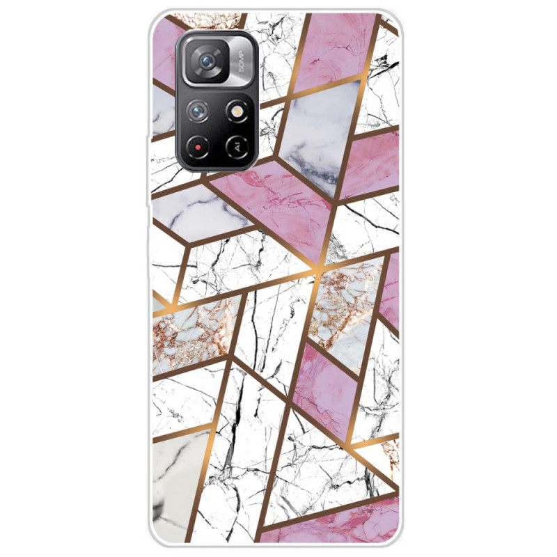 Case Poco M4 Pro 5G Marble Geometry