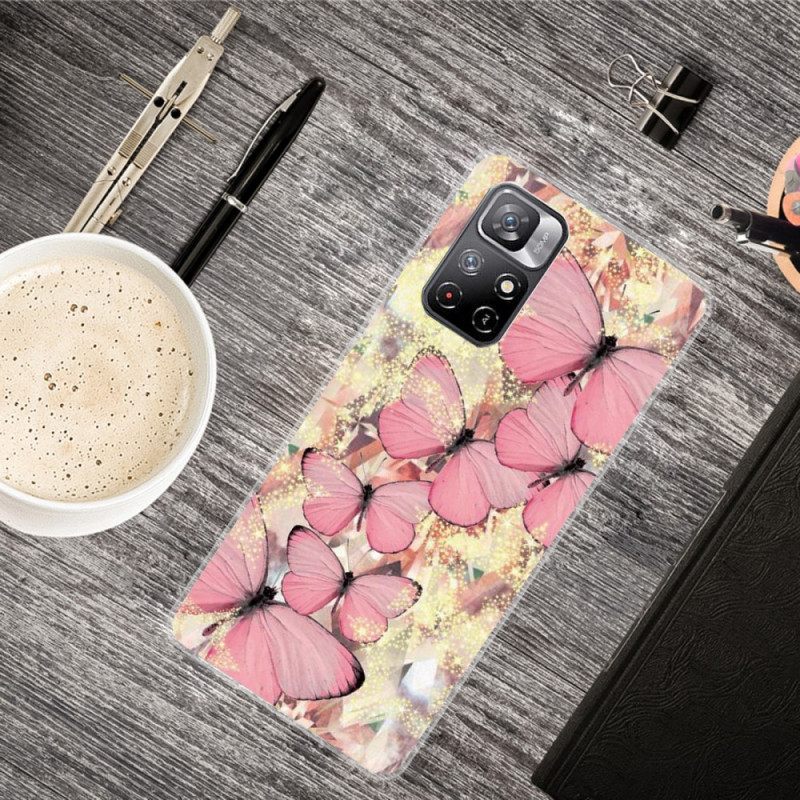 Case Poco M4 Pro 5G Royal Butterflies