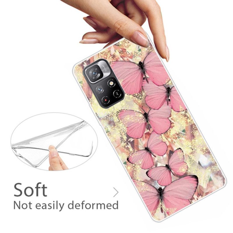 Case Poco M4 Pro 5G Royal Butterflies