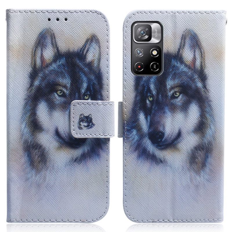 Flip Case Poco M4 Pro 5G Canine Look