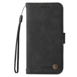 Flip Case Poco M4 Pro 5G Faux Leather Niitti Ja Nauha