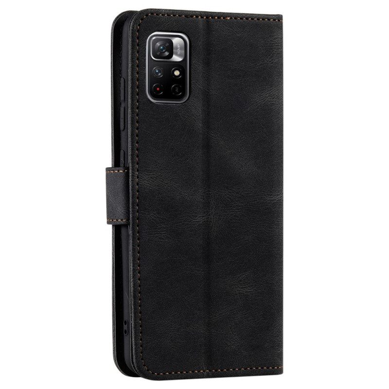 Flip Case Poco M4 Pro 5G Skin-touch Saumat