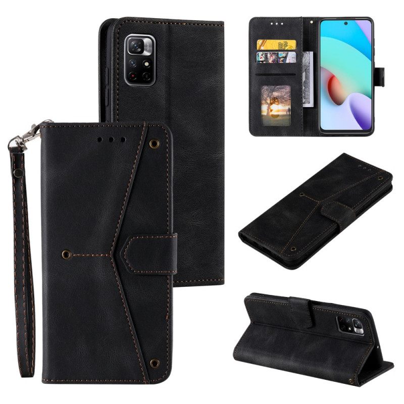 Flip Case Poco M4 Pro 5G Skin-touch Saumat