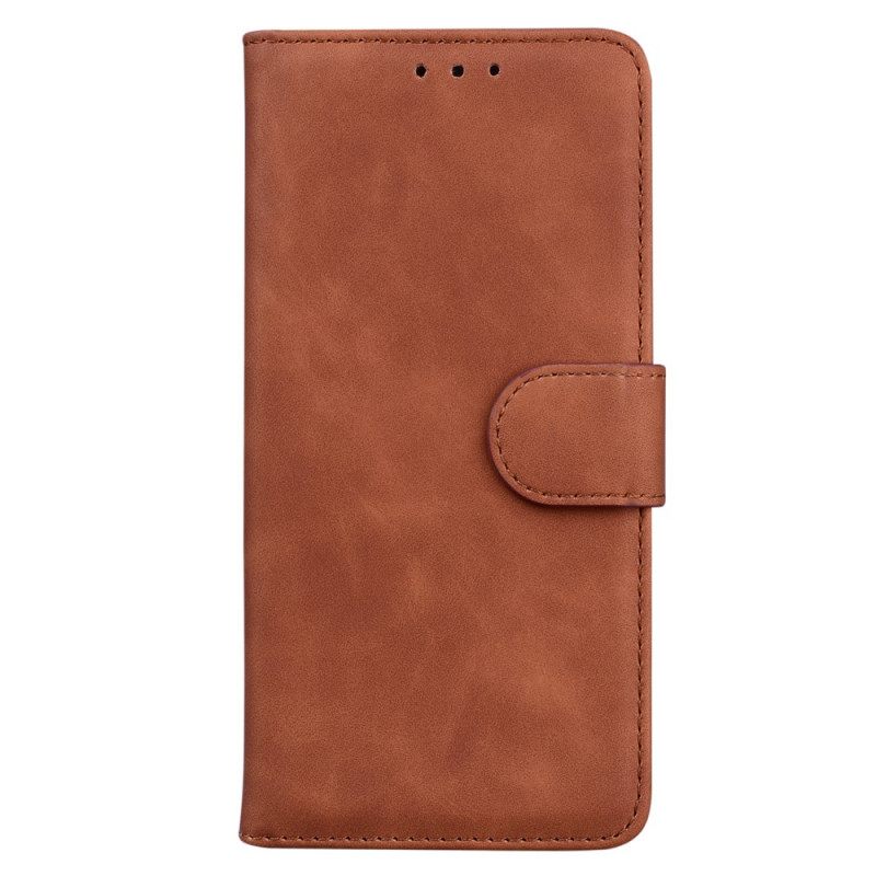 Flip Case Poco M4 Pro 5G Solid Color Sarja