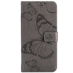 Flip Case Poco M4 Pro 5G Suojaketju Kuori Giant Thong Butterflies