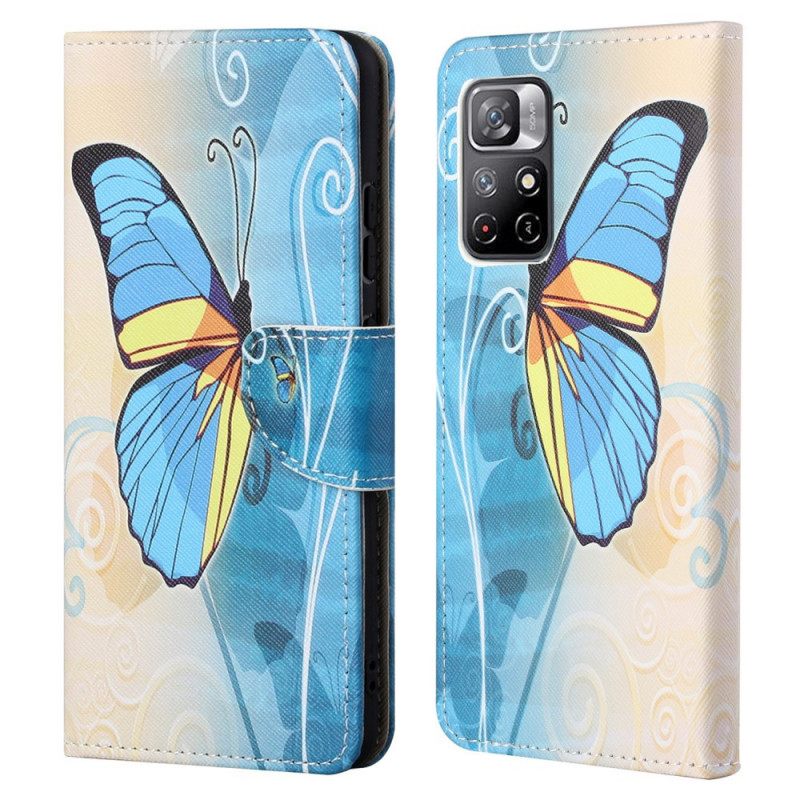 Kotelot Poco M4 Pro 5G Butterflies Design