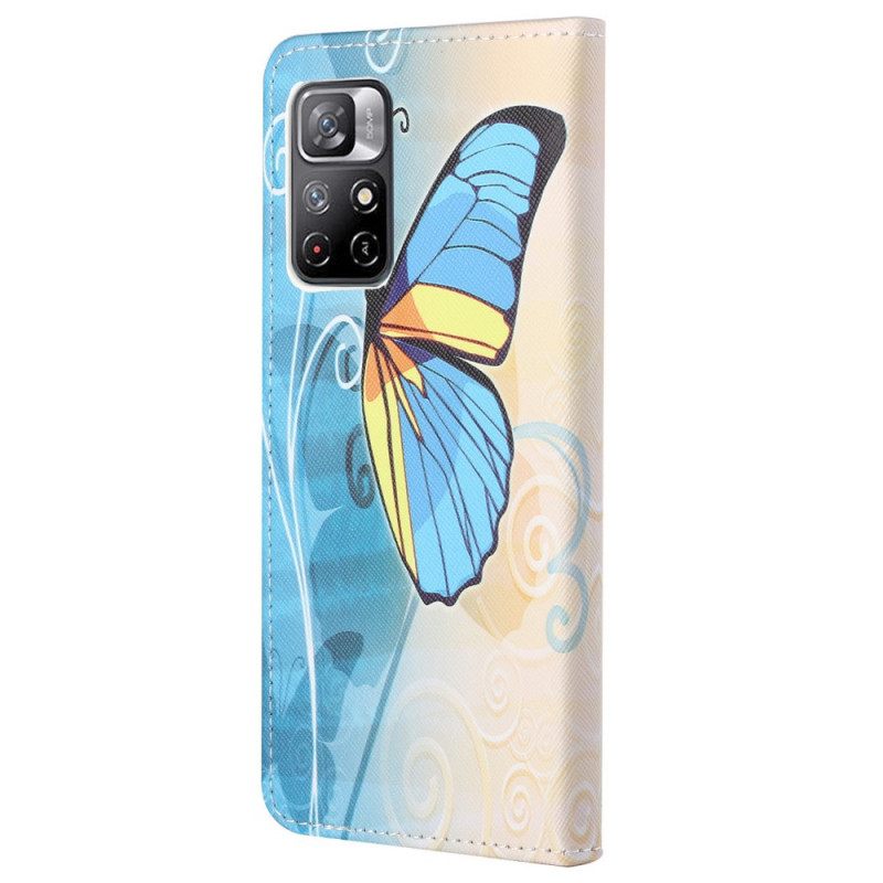 Kotelot Poco M4 Pro 5G Butterflies Design