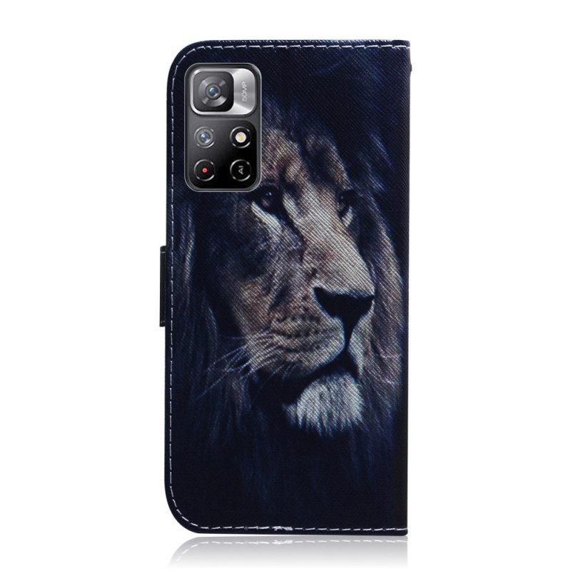 Kotelot Poco M4 Pro 5G Dreaming Lion