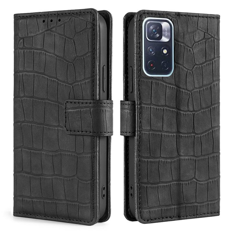 Kotelot Poco M4 Pro 5G Skin-touch Crocodile