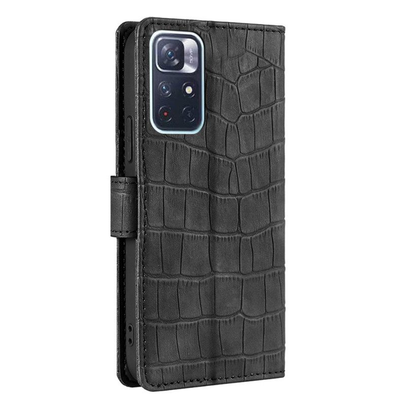 Kotelot Poco M4 Pro 5G Skin-touch Crocodile