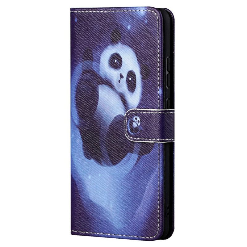 Kotelot Poco M4 Pro 5G Suojaketju Kuori Panda Space Lanyard