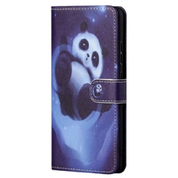 Kotelot Poco M4 Pro 5G Suojaketju Kuori Panda Space Lanyard