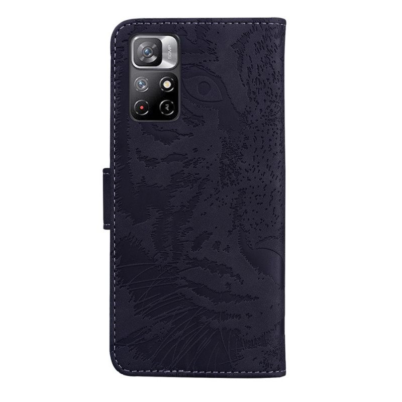 Kotelot Poco M4 Pro 5G Tiger Face Print