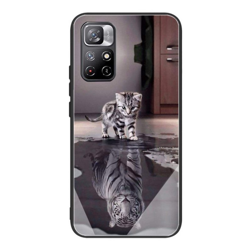 Kuori Poco M4 Pro 5G Tempered Glass Ernest The Tiger