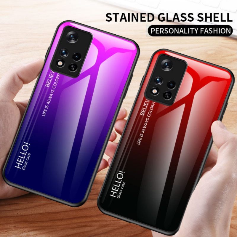 Kuori Poco M4 Pro 5G Tempered Glass Hei