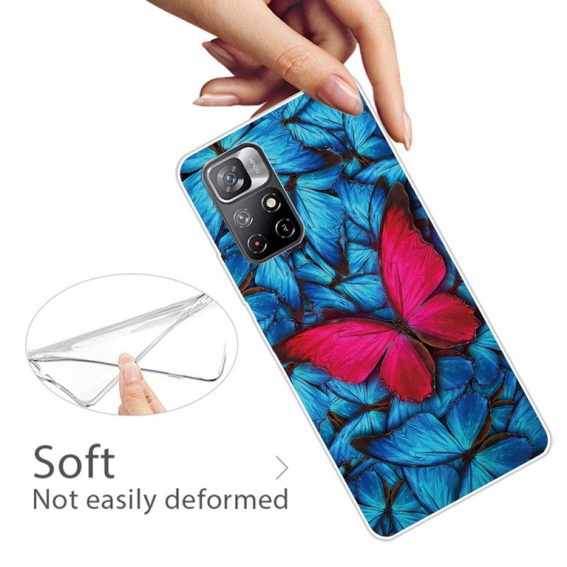 Kuori Poco M4 Pro 5G Wild Butterflies