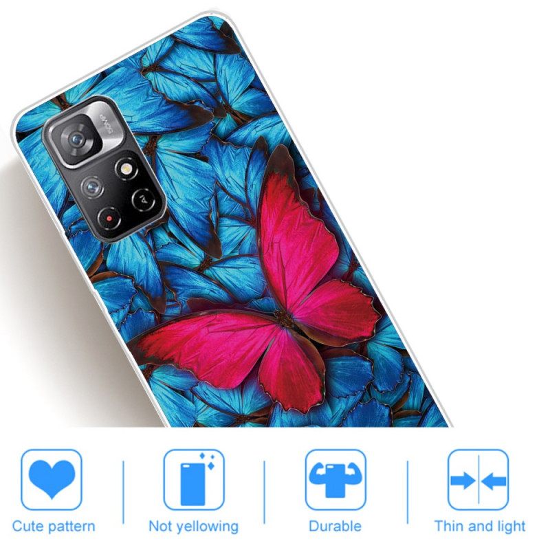 Kuori Poco M4 Pro 5G Wild Butterflies