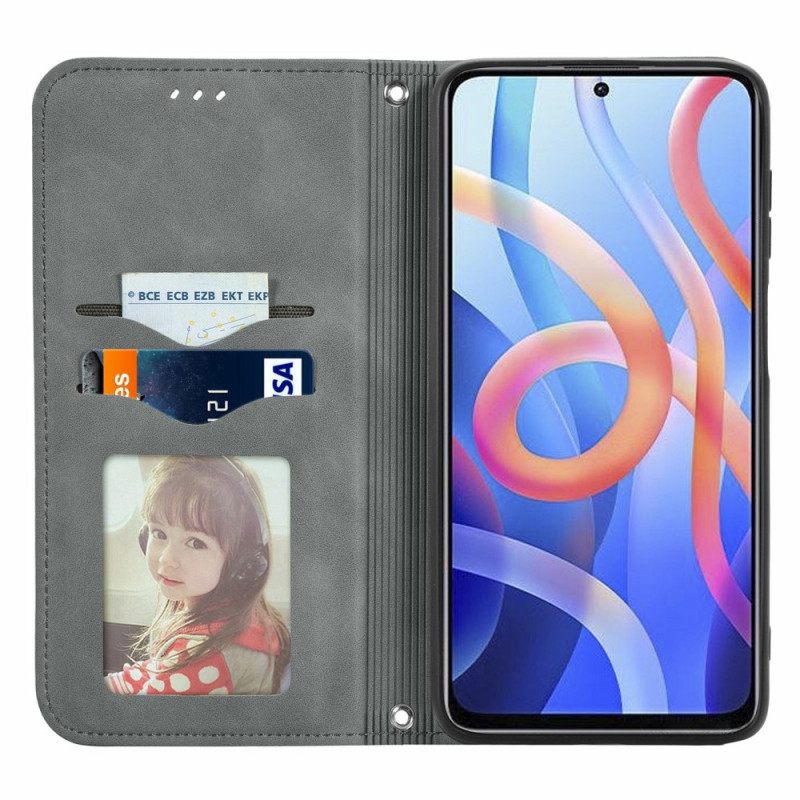 Puhelinkuoret Poco M4 Pro 5G Kotelot Flip Skin-touch Classic